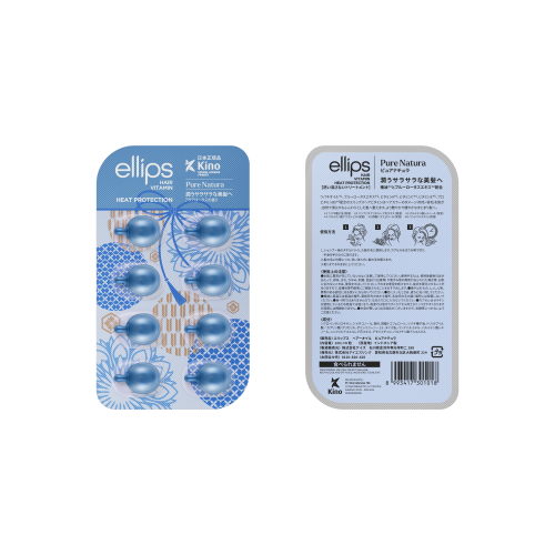 Капсулы для волос ELLIPS Pure natura голубые 8*1