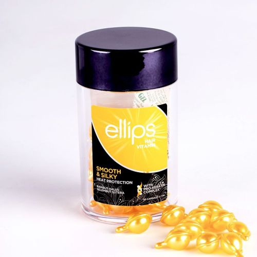 Капсулы для волос ELLIPS Pro-Keratin Complex Безупречный шелк 50*1мл