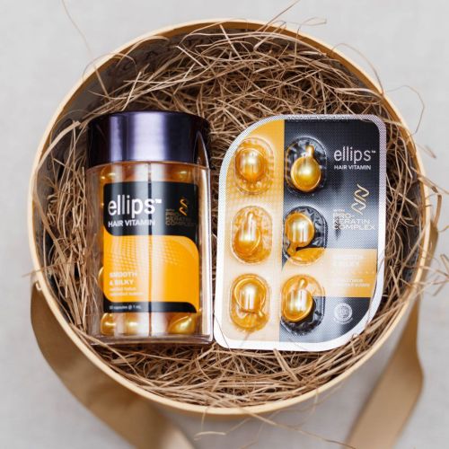 Капсули для волосся ЕLLIPS Pro-Keratin Complex Бездоганний шовк 6*1мл