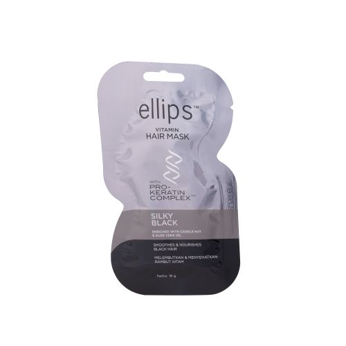 Маска для волосся Ellips Pro-Keratin Complex Silky Black/ Ніч шовкова