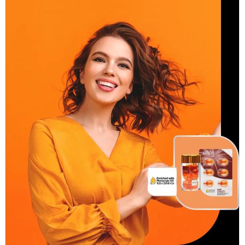 Капсули для волосся Ellips Hair vitality  з женьшенем та медом,1мл 