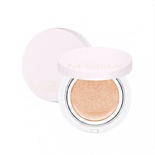 Кушон с экстрактом зеленого чая Missha Magic Cushion Cover Lasting, № 21 Light Beige