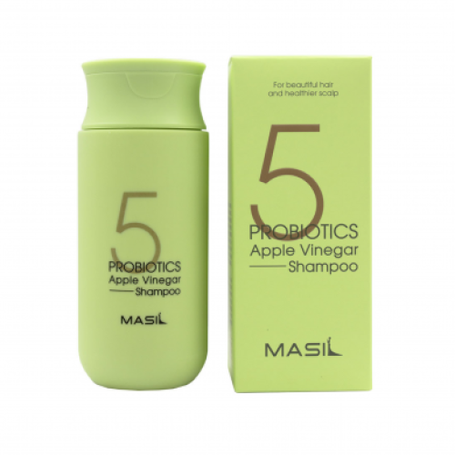 М'який безсульфатний шампунь з яблучним оцетом Masil 5 Probiotics Apple Vinegar Shaampoo, 150 мл