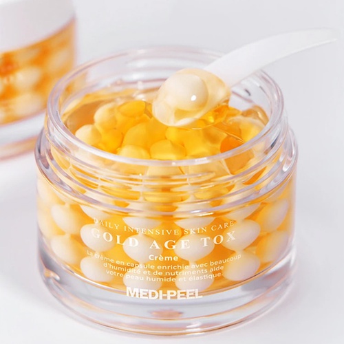 Антивіковий капсульний крем з екстрактом золотого шовкопряду MEDI-PEEL Gold Age Tox Cream 
