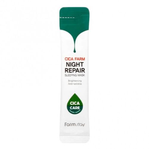 Восстанавливающая ночная маска FarmStay Cica Farm Night Repair Sleeping Mask, 4 гр