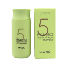 Быстрый просмотр Мягкий бессульфатный шампунь с яблучным уксусом Masil 5 Probiotics Apple Vinegar Shaampoo, 150 мл