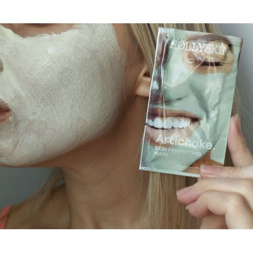 HOLLYSKIN Chłodząca maska liftingująca do zwalczania obrzęków Maska udoskonalająca skórę z karczochami 10 ml