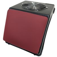 Вытяжка настольная Ulka X2soft, черная, подушка бордовая (цвет 12)