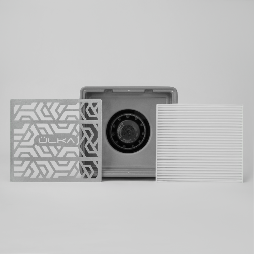 Вытяжка Ulka X2F Premium з HEPA фильтром, серая