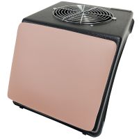 Витяжка настільна Ulka X2soft, чорна, подушка ніжно-рожева (колір 15)