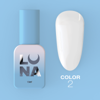 LUNA Гель лак Color  №002 (білий) 13 ml