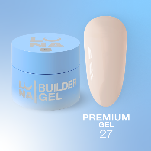 LUNA Гель для нарощування Premium Gel №27 (15ml)