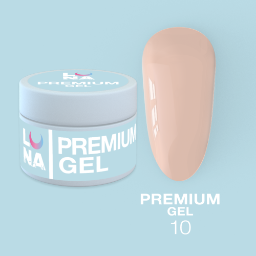 LUNA Гель для нарощування Premium Gel №10 (15ml)