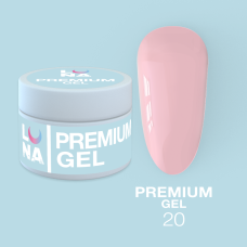 LUNA Гель для нарощування Premium Gel №20 (15ml)