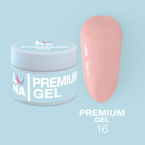 LUNA Гель для нарощування Premium Gel №16 (15ml)