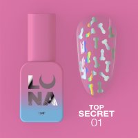 LUNA Топ для гель-лаку  Top Secret №1 13ml