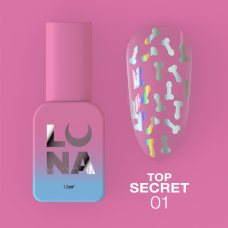 LUNA Топ для гель-лаку  Top Secret №1 13ml