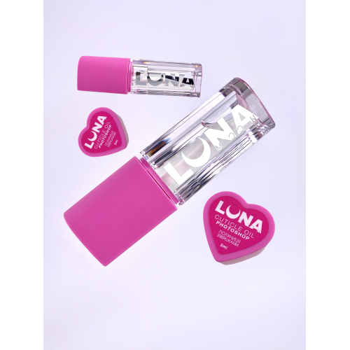 Dry cuticle oil with a strawberry aroma with cream Photoshop Oil LUNA 5ml