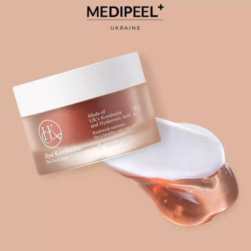 Medipeel Moisturizing cream with kombucha 50ml/HYAL KOMBUCHA TEA-TOX CREAM