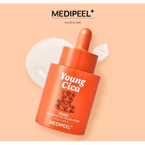 MEDIPEEL Young Cica Освітлювальна сироватка з PDRN і глутатіоном проти плям і веснянок PDRN Exo-Pin