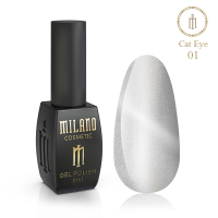 Гель лак Milano Crystal Cat Eye № 1, 8 мл