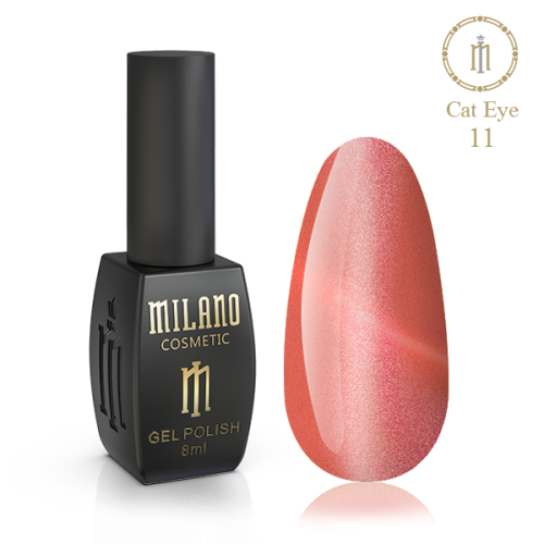 Гель лак Milano Crystal Cat Eye № 11, 8 мл