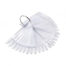  Тіпси для зразків на кільці мигдаль, 50 шт прозорі