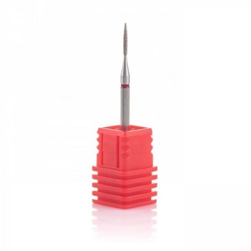  Насадка алмазна "Циліндр, стрілчастий кінець" - 249 012R діаметр 1,2 мм червона (шт.)