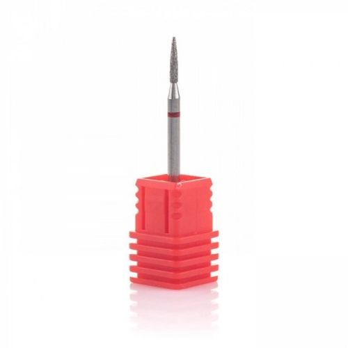  Насадка алмазна "Циліндр, стрілчастий кінець" - 249 018R діаметр 1,8 мм червона (шт.)