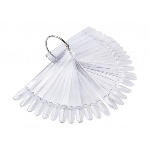 Тіпси для зразків на кільці мигдаль, 50 шт прозорі 