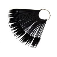 Тіпси для зразків на кільці гострі 40 шт, чорні