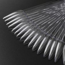 Тіпси для зразків на кільці гострі 40 шт, прозорі