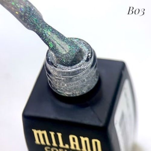 Світловідбивний гель-лак Milano Phoenix №В03