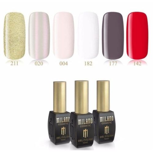 Гель лак Milano 10ml № 182
