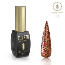 Гель-лак Milano Galaxy Glitter 06, 8 мл