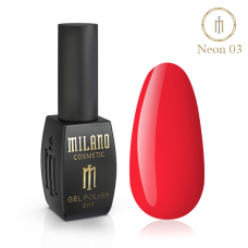  Гель-лак Milano Neon № 3, 8 мл