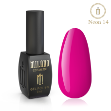 Гель-лак Milano Neon № 14, 8 мл