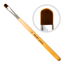 Кисть для геля  округленная №8 MILEO