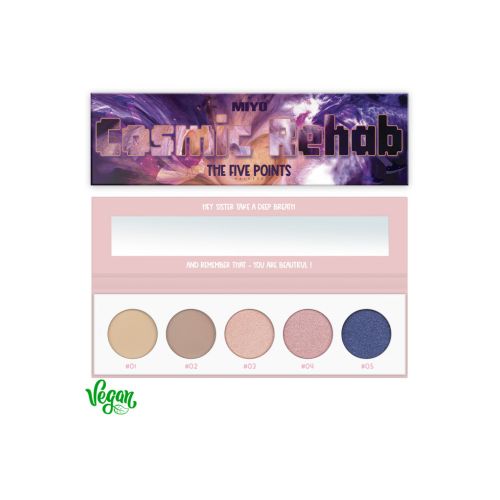 ПАЛЕТКА ТIНЕЙ 5 КОЛЬОРIВ MIYO FIVE POINTS COLOR BOX EDITION 20 Cosmic Rehab