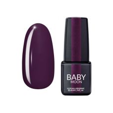 Гель-лак Baby Moon Burgundy № 06 класичний баклажановий, 6 мл