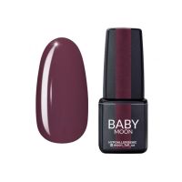 Гель-лак Baby Moon Burgundy № 14 коричнево-сірий, 6 мл