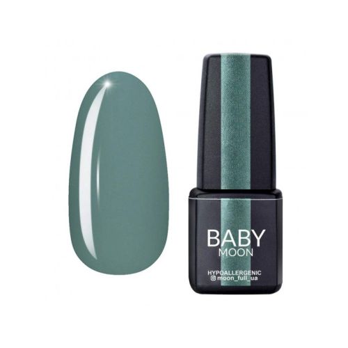 Гель-лак Baby Moon Cold Ocean № 15 сірий димчастий, 6 мл