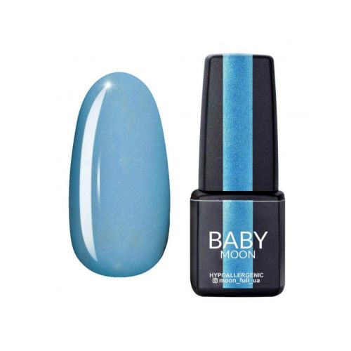 Гель-лак Baby Moon Cold Ocean № 02 нежно-голубой, 6 мл