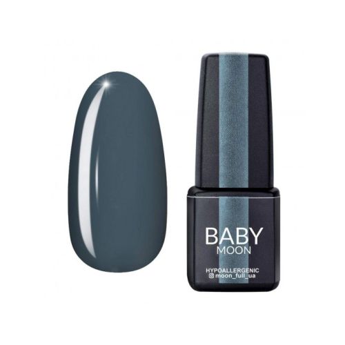 Гель-лак Baby Moon Cold Ocean № 07 серый, 6 мл