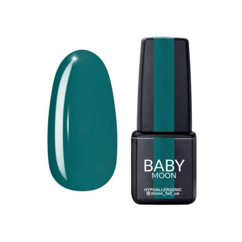 Гель-лак Baby Moon Cold Ocean № 09 м'ятно-бірюзовий, 6 мл