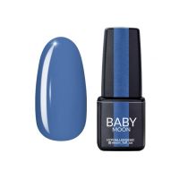 Гель-лак Baby Moon Cold Ocean № 17 блакитний з сірим підтоном, 6 мл