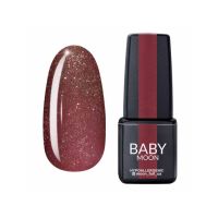 Гель-лак Baby Moon Dance Diamond №05 темно-рожевий вінтажний з дрібним шимером, 6 мл