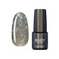 Гель-лак Baby Moon Dance Diamond №17 серебристо-перлинний шимерний, 6 мл