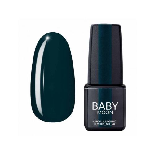 Гель-лак Baby Moon Green Sea №05 темный сланцево-серый, 6 мл