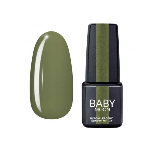 Гель-лак Baby Moon Dolce Rose №08 ніжно-оливковий, 6 мл
